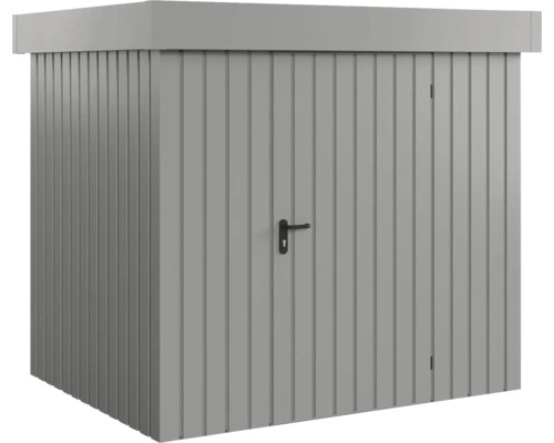 Armoire de jardin en métal avec porte et poignée pour rangement extérieur