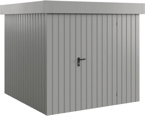 Abri de jardin métallique avec porte et poignée