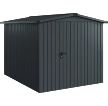 Abri de jardin métallique avec porte