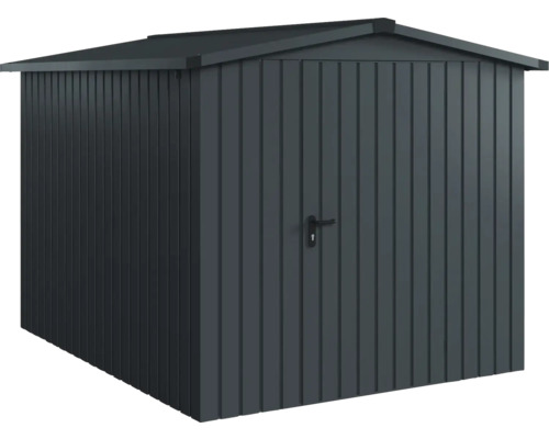 Abri de jardin métallique avec porte
