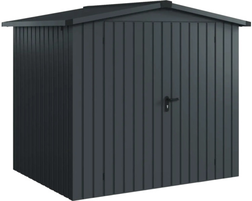Abri de jardin métallique avec porte