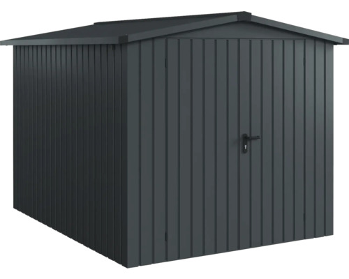 Abri de jardin en métal avec porte