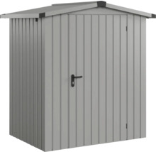 Abri de jardin métallique avec porte et poignée