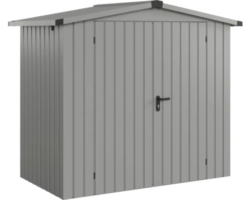 Abri de jardin métallique avec double porte