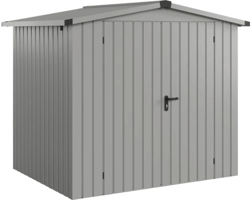 Abri de jardin métallique avec porte