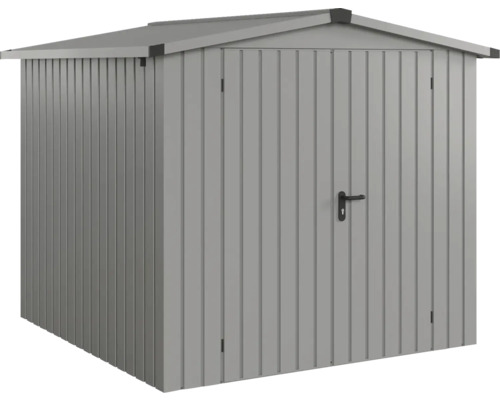 Abri de jardin métallique avec double porte