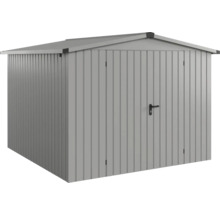Abri de jardin métallique avec double porte pour ranger les outils de jardin
