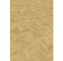 Aspect bois clair en motif à chevrons pour revêtements de sol.