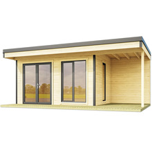 Maison de jardin en bois avec double porte et fenêtre