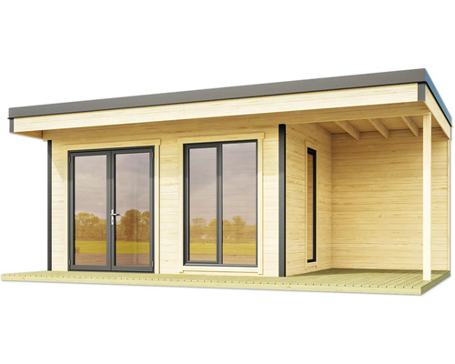 Maison de jardin en bois avec double porte et fenêtre