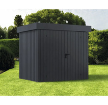 Armoire de jardin en bois sur pelouse
