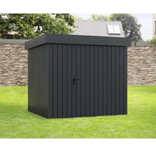 Armoire de jardin en métal avec porte et poignée dans le jardin