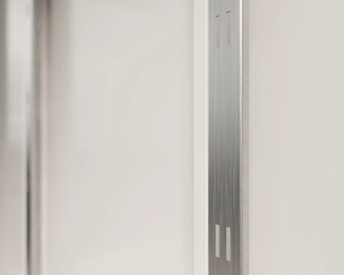 Gros plan sur un profilé en aluminium