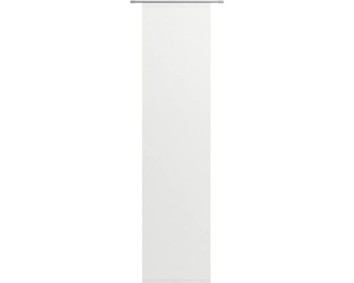 Schiebegardine nach Maß Biella wollweiß 60 cm breit Rollup-Leinwand mit Halterung