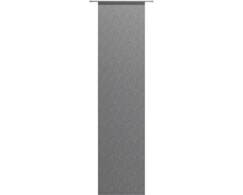 Schiebegardine nach Maß Lucia dunkelgrau 60 cm breit Schiebevorhang aus Stoff