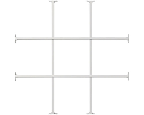 Plafond à grille avec structure de cadre