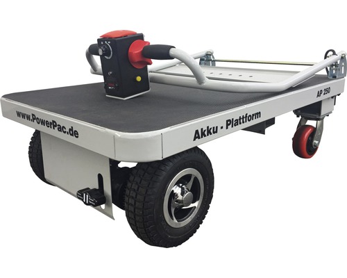 Chariot de manutention électrique avec commande et roues