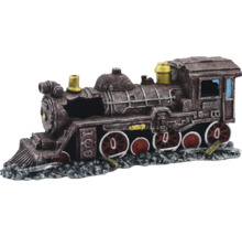 Ruine de train décorative pour aquariums