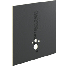 Panneau de construction avec évidements préfabriqués pour installations sanitaires