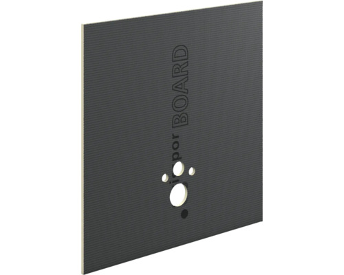 Panneau de construction avec évidements préfabriqués pour installations sanitaires