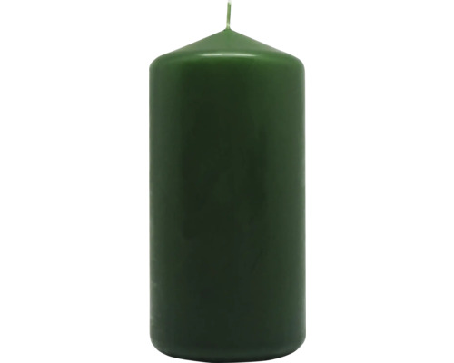 Bougie pilier verte