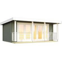 Maison de jardin en bois avec véranda couverte