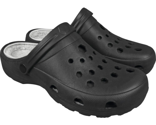 Paire de sabots de jardin noirs avec doublure