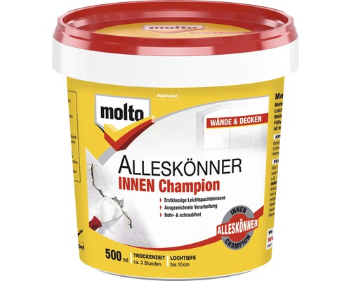 Mastic multitâche Molto Champion pour l'intérieur 500 ml