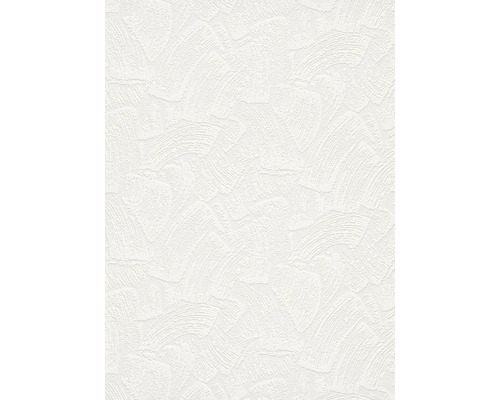 Papier peint structuré blanc avec motif ondulé