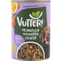Aliment complet Vutteri pour chiens à la jacque et patate douce en conserve