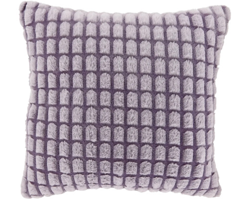 Coussin décoratif Define violet 45x45 cm Coussin carré avec surface structurée