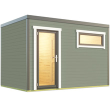 Abri de jardin avec porte et fenêtre