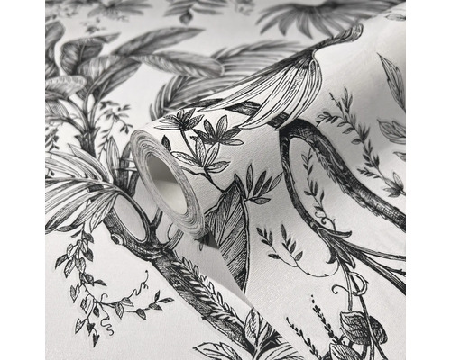 Rolle Tapete mit tropischem Pflanzenmuster