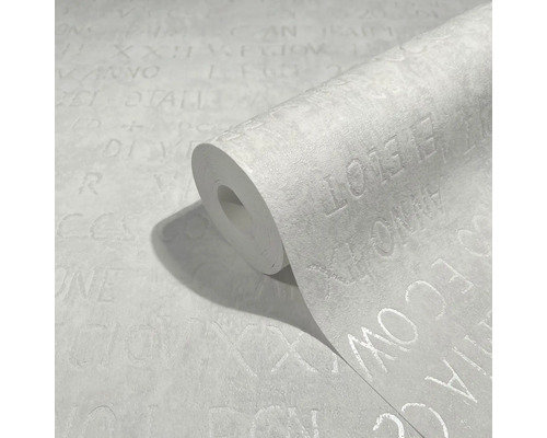 Rouleau de papier peint avec motif de lettres