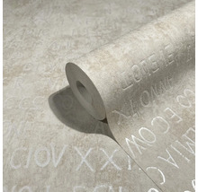 Rouleau de papier peint avec motif de lettres