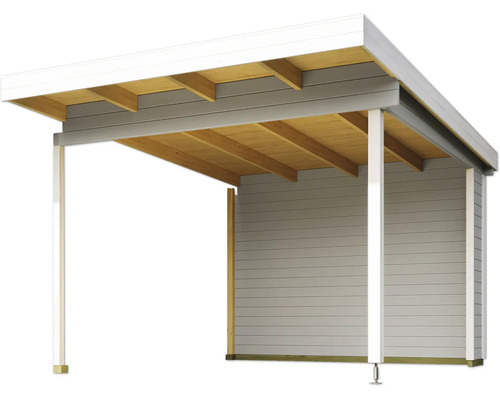 Abri de voiture en bois