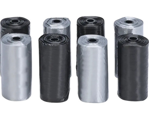 Rouleaux de sacs poubelles en plastique