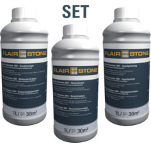 FLAIRSTONE Reinigungs- und Pflegeset (Grundreiniger 1 l, Neutralisator 1 l & Imprägnierung 1 l)