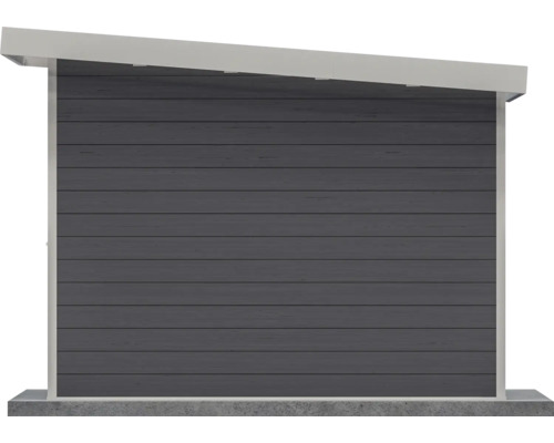 Abri de jardin en bois avec toit monopente