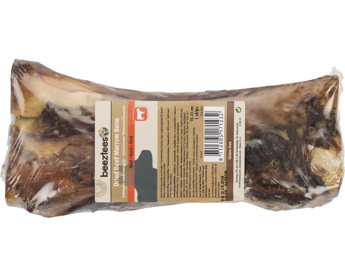 Beeztees os à moelle de boeuf séché pour chiens, 18 à 20 cm