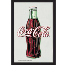 Image d''une bouteille de Coca-Cola dans un cadre