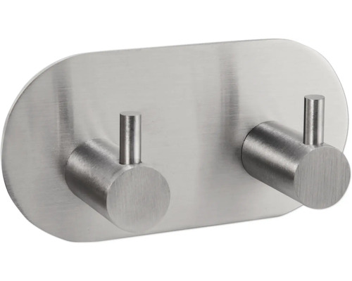 Doppelter Kleiderhaken aus Metall zur Wandmontage