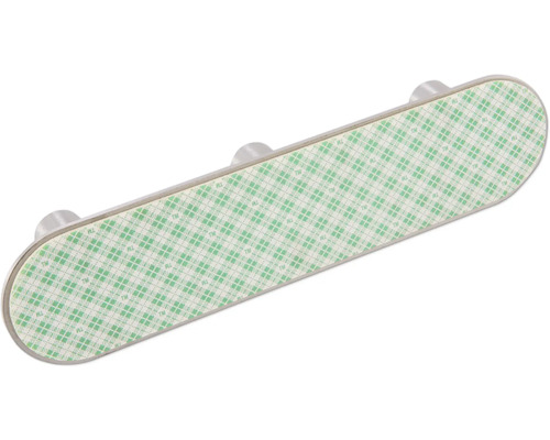 Arrière d''un support de tringle à vêtements avec surface adhésive