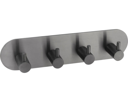 Porte-manteau avec quatre crochets en métal