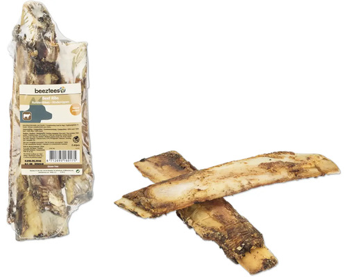 Beeztees Rinderrippen Hundesnack, zwei Stück