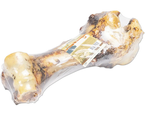 Verpackter Rinderknochen für Hunde