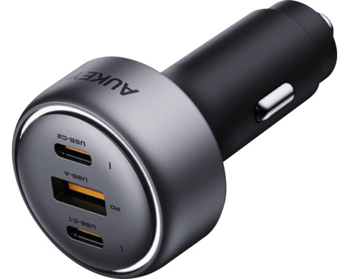 Aukey Autoladegerät mit USB A und USB C Anschlüssen