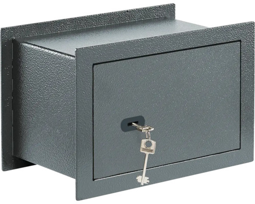 Einbausafe mit Schlüssel