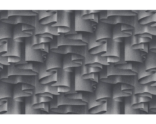 Impression numérique intissé 2538M-12 GMK Drape argent 400x270cm Papier peint avec motif graphique abstrait