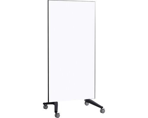 Tableau blanc mobile avec roulettes pour une utilisation flexible